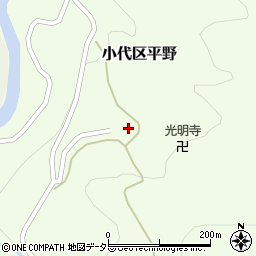 兵庫県美方郡香美町小代区平野271周辺の地図