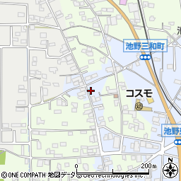 竹中表具店周辺の地図