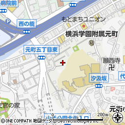ザ・ファルティ横濱元町周辺の地図