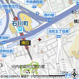 日本調剤元町通り薬局周辺の地図