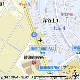 無添くら寿司 綾瀬店周辺の地図