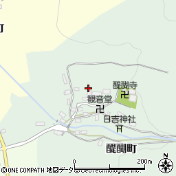 滋賀県長浜市醍醐町周辺の地図
