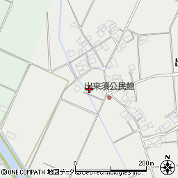 島根県安来市赤江町出来須町488周辺の地図