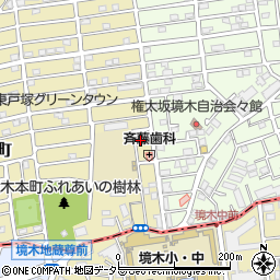 神奈川県横浜市保土ケ谷区境木本町1-19周辺の地図