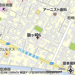 鳥取県米子市旗ヶ崎6丁目周辺の地図