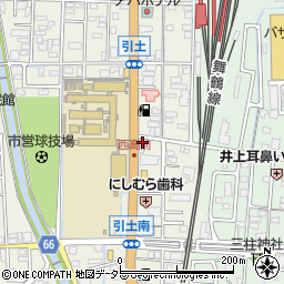 京都府舞鶴市引土84周辺の地図