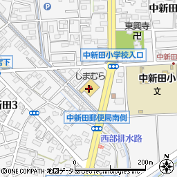 ファッションセンターしまむら中新田店周辺の地図