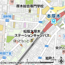 スーパーラグ厚木駅前店周辺の地図