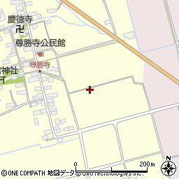 滋賀県長浜市尊勝寺町周辺の地図