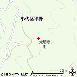 兵庫県美方郡香美町小代区平野257周辺の地図