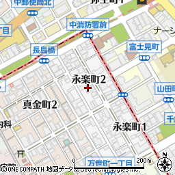 神奈川県横浜市南区永楽町2丁目周辺の地図