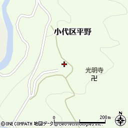 兵庫県美方郡香美町小代区平野272周辺の地図