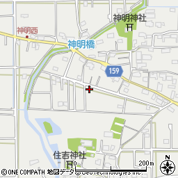 岐阜県本巣市下真桑1394-3周辺の地図