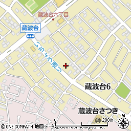 千葉県袖ケ浦市蔵波台6丁目12周辺の地図