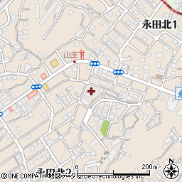 矢田荘周辺の地図