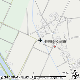 島根県安来市赤江町出来須町455周辺の地図