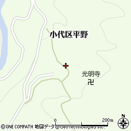 兵庫県美方郡香美町小代区平野299周辺の地図