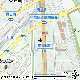倉吉警察署上灘交番周辺の地図
