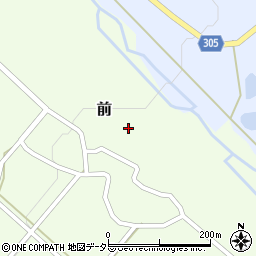鳥取県西伯郡大山町前周辺の地図