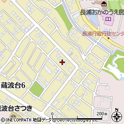 千葉県袖ケ浦市蔵波台6丁目21周辺の地図
