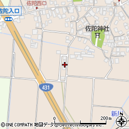 鳥取県米子市淀江町佐陀35-23周辺の地図