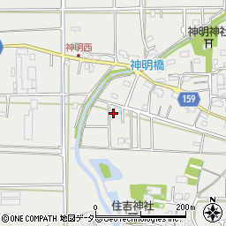岐阜県本巣市下真桑1380周辺の地図