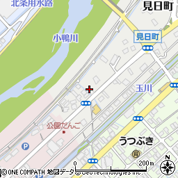 鳥取県倉吉市見日町周辺の地図