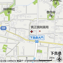 岐阜県本巣市下真桑717周辺の地図