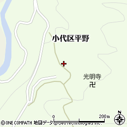 兵庫県美方郡香美町小代区平野276周辺の地図