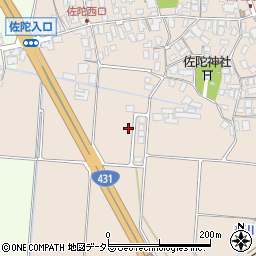 鳥取県米子市淀江町佐陀35-15周辺の地図