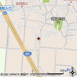 鳥取県米子市淀江町佐陀35-24周辺の地図