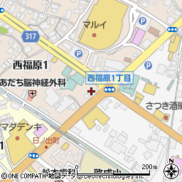 ａｐｏｌｌｏｓｔａｔｉｏｎセルフ米子ＳＳ周辺の地図
