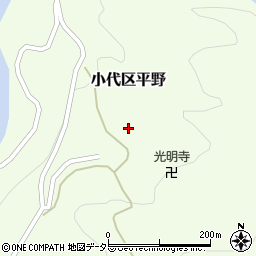 兵庫県美方郡香美町小代区平野294周辺の地図