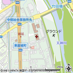 鳥取県中部総合事務所倉吉保健所　健康支援課医薬・疾病対策担当周辺の地図