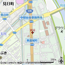 巌城周辺の地図