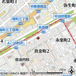 神奈川県横浜市南区真金町2丁目22周辺の地図