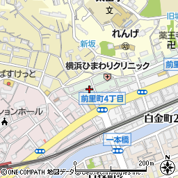 リパーク横浜西中町４丁目第３駐車場周辺の地図