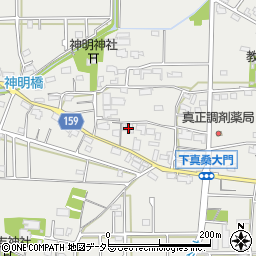 岐阜県本巣市下真桑709周辺の地図