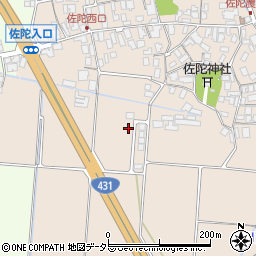 鳥取県米子市淀江町佐陀35-16周辺の地図