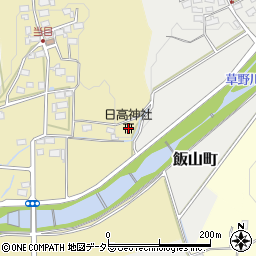 日高神社周辺の地図
