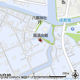 高須会館周辺の地図