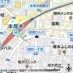 駅南口入口周辺の地図