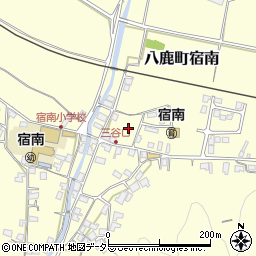 兵庫県養父市八鹿町宿南周辺の地図