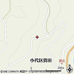兵庫県美方郡香美町小代区貫田475周辺の地図