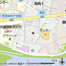 岐阜県美濃加茂市島町周辺の地図