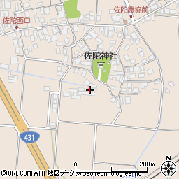 鳥取県米子市淀江町佐陀227周辺の地図