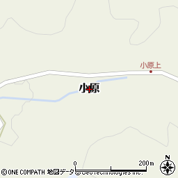 岐阜県御嵩町（可児郡）小原周辺の地図