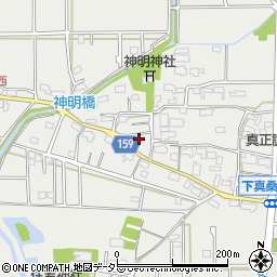 岐阜県本巣市下真桑704周辺の地図