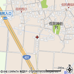 鳥取県米子市淀江町佐陀35-26周辺の地図
