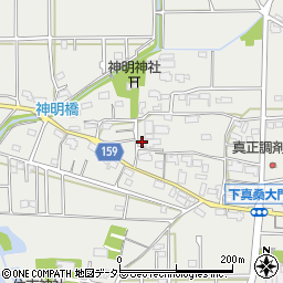 岐阜県本巣市下真桑703周辺の地図